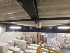 Détection incendie entrepôt — 2M Building